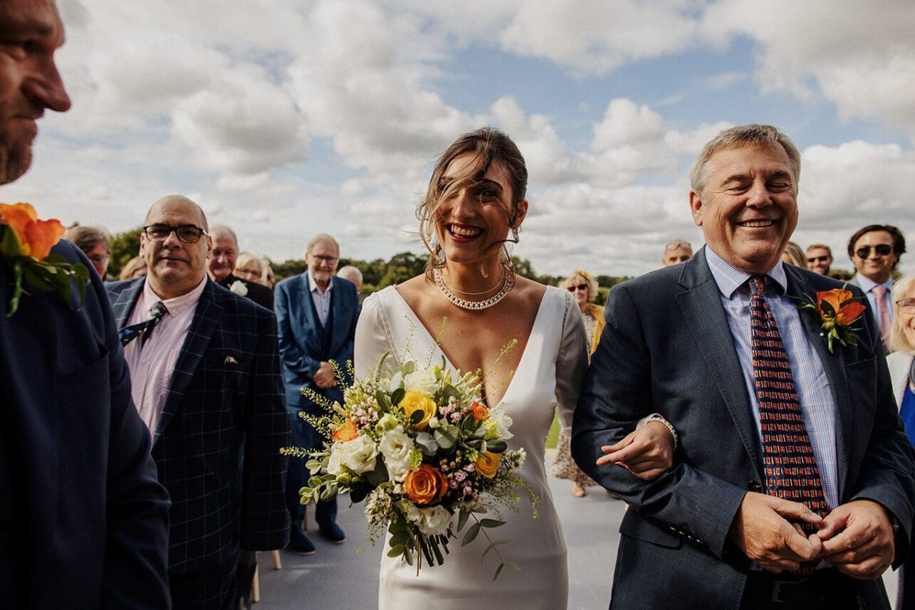 wedding at Shenley Cricket club