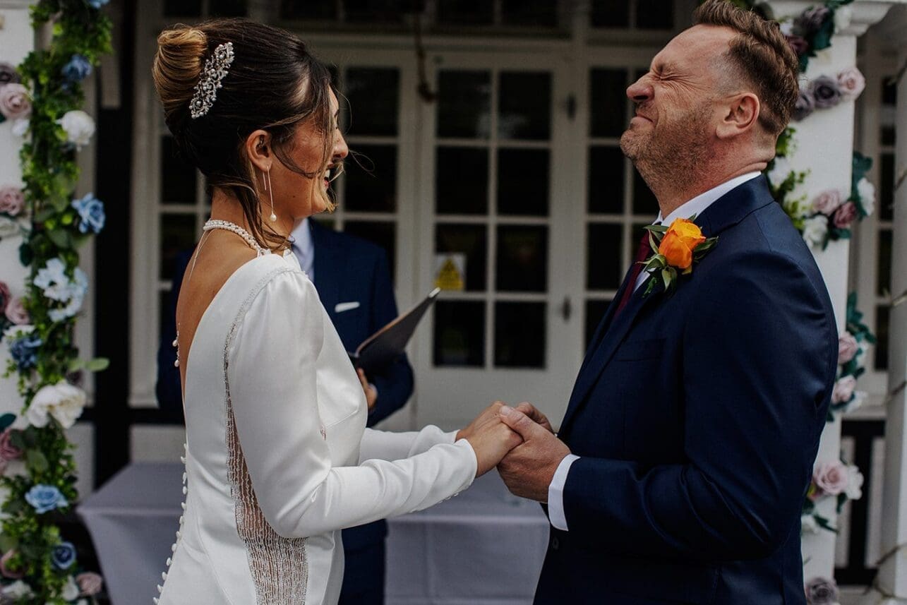 wedding at Shenley Cricket club