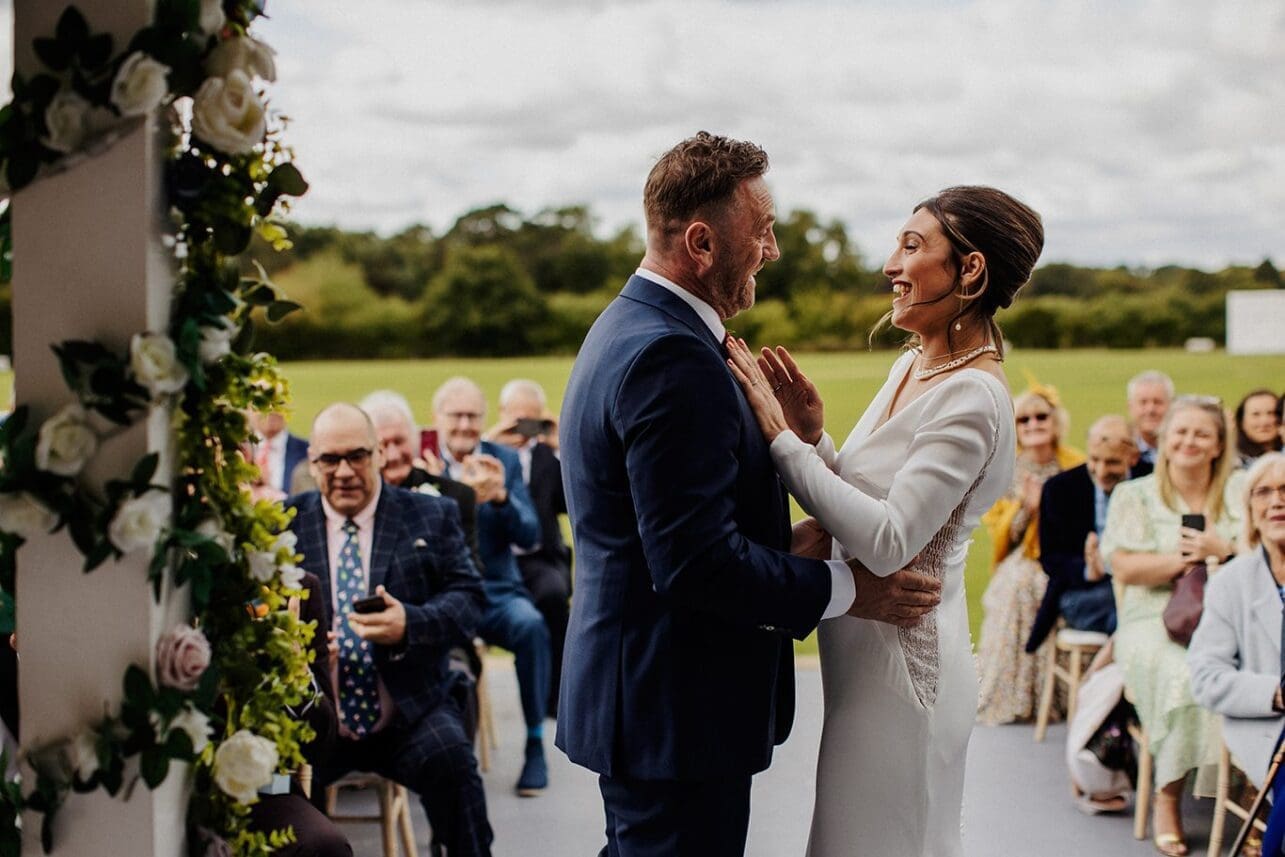 wedding at Shenley Cricket club