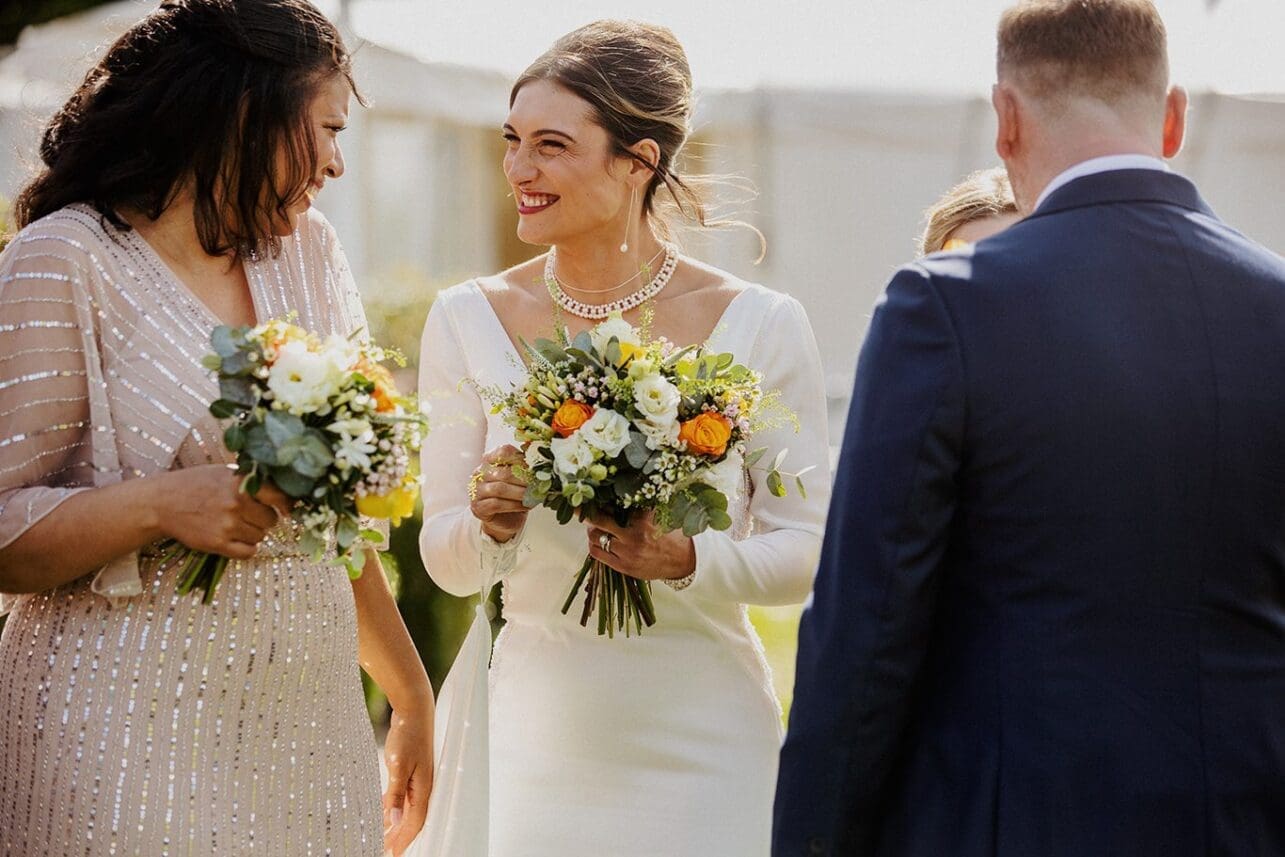 wedding at Shenley Cricket club